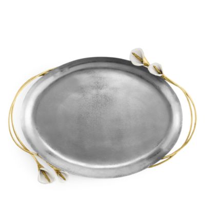 Calla Lily Oval Tray