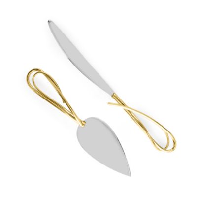 Calla Lily Cake Knife and Server Set 