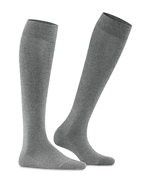 Shop Falke Family Knee High Socks In Grey Mix