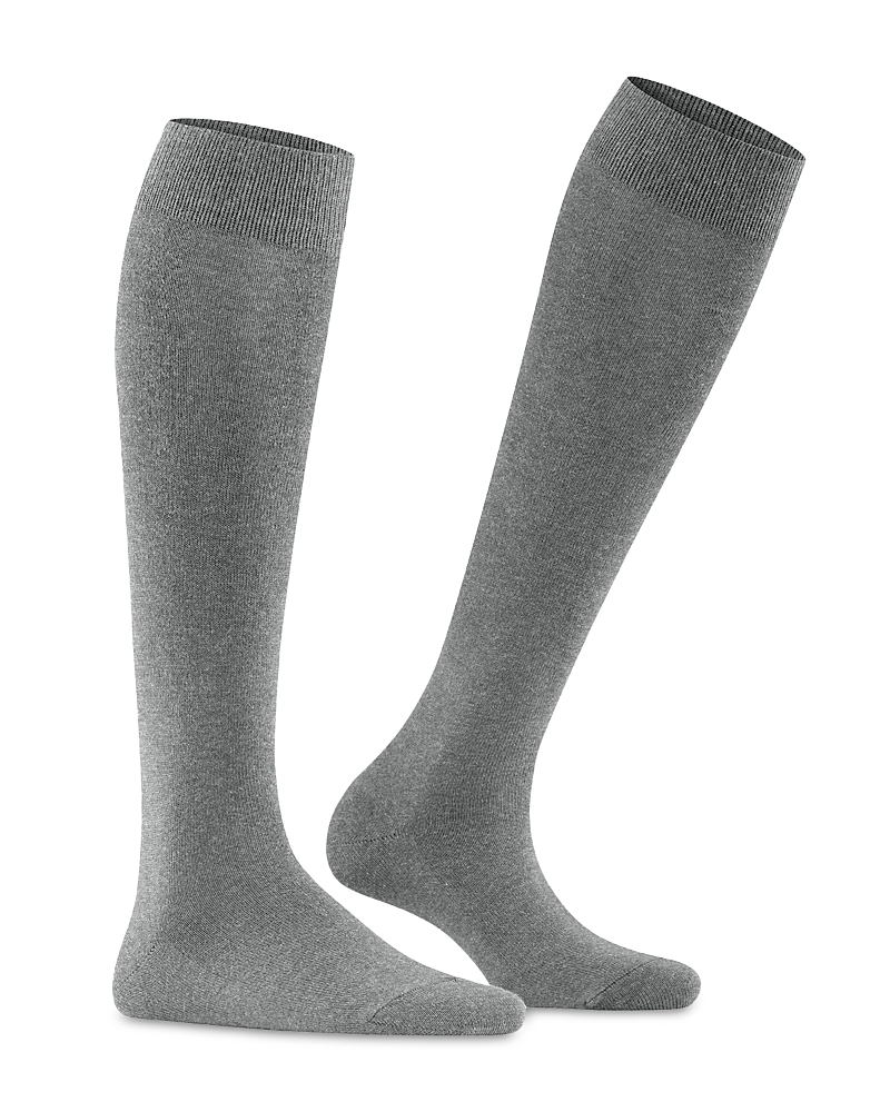 Falke Sensitive London Knee High Socks In Grey Mix