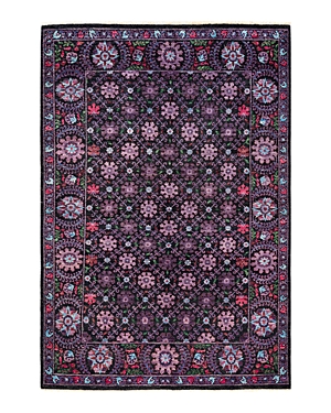 Bloomingdale's Suzani M1695 Area Rug, 6'1 X 8'10 In Black