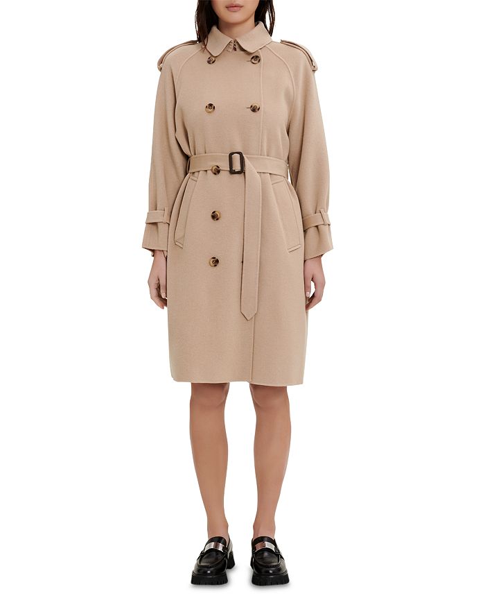 Maje Grenchman Trench Coat | Bloomingdale's