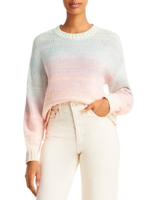 AQUA Ombre Crewneck Sweater - 100% Exclusive | Bloomingdale's