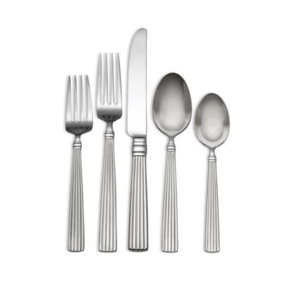Crescendo II Stainless Steel 65 Piece Flatware Set, Service for 12