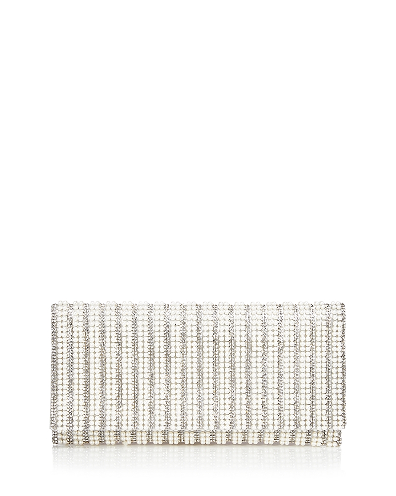 AQUA SMALL BEADED CLUTCH - EXCLUSIVE