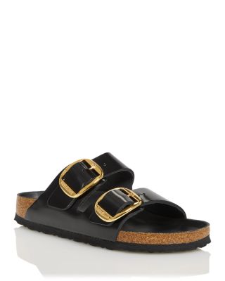 Birkenstock Arizona Big Buckle High Shine In Nero Neri E Grigi