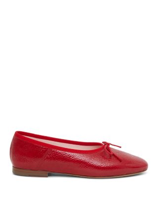 red shoes flat