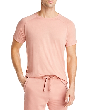 Alo Yoga The Triumph Crewneck Tee In Soft Clay