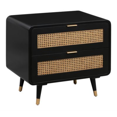 TOV Furniture - Christine Nightstand in Black