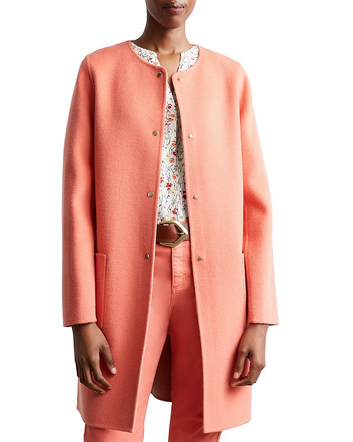 Pink on sale topper coat