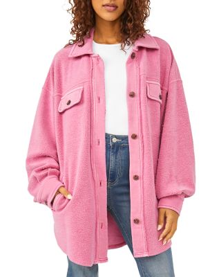 pink outerwear