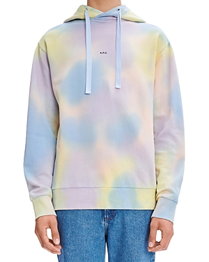 Apc Multicolor Tie-dye Victor Hoodie In Multicolor