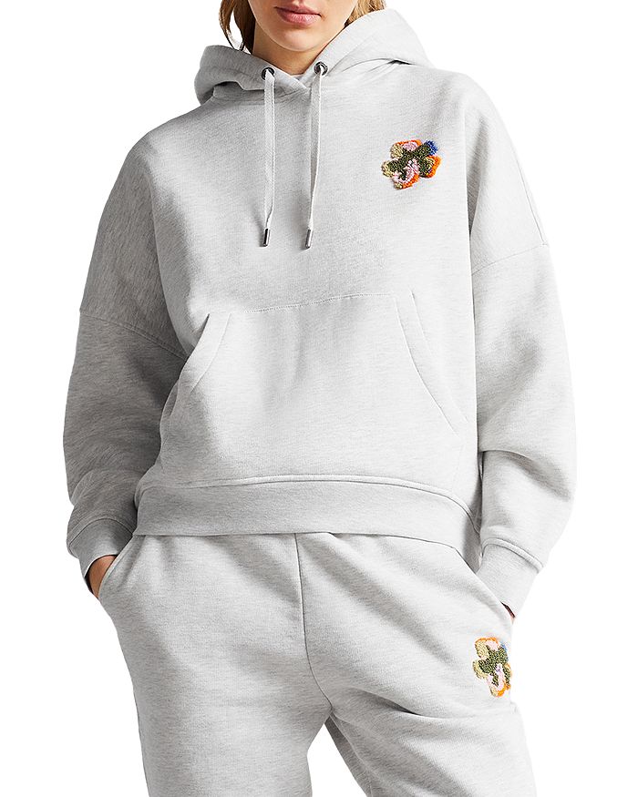 Ted Baker KARRLAA Hoodie With Flower Patch