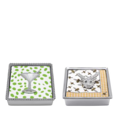 Cocktail Beaded Napkin Box