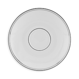 Shop Lenox Federal Saucer In White/platinum