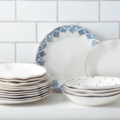 Blue Bay Dinner Plates, Set of 4