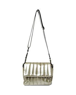 Think Royln Bar Quilted Shoulder Bag In Pearl Champagne