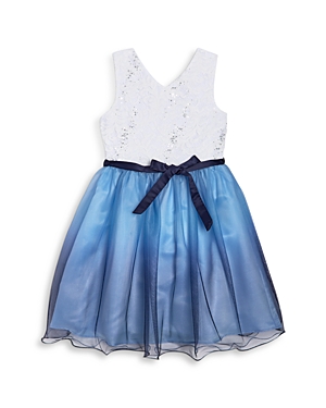 Us Angels Girls' Ombre Skirt Party Dress - Big Kid