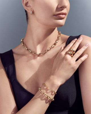 14K Yellow Gold Oval Link Chain Bracelet