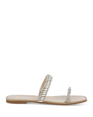 Women's Gold Flat Sandals + Free 