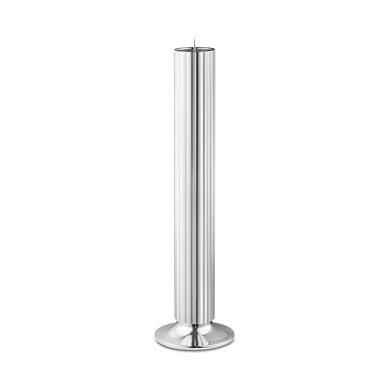 Georg Jensen Bernadotte Floor Candleholder In Silver