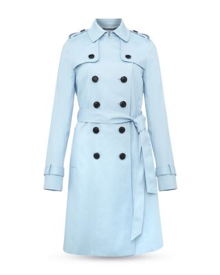 Hobbs blue trench coat best sale