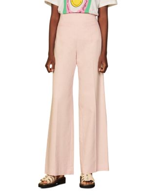 Sandro Enrique Wide Leg Pants 