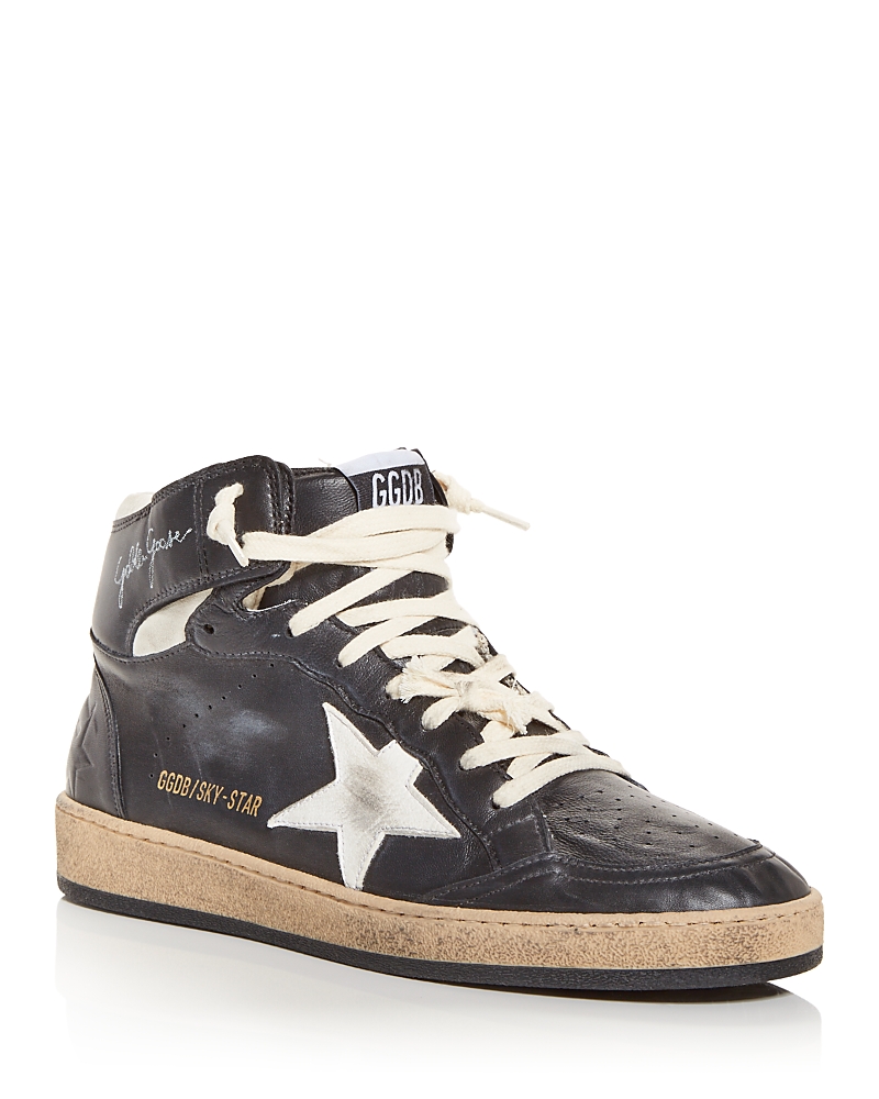 Golden Goose Men’s Sky Star High Top Sneakers