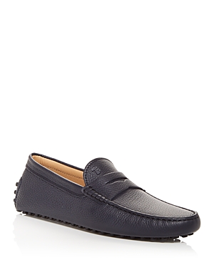 Tod's Men's Mocassino Nuovo Gommini Drivers In Blue