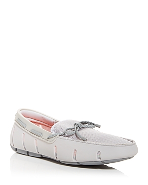 Swims Men's Braided Lace Loafers In Light Gray