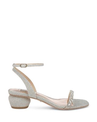 Silver Block Heels - Bloomingdale's
