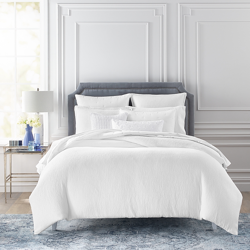 Sky Textured Matelasse Duvet Cover Set, King - Exclusive