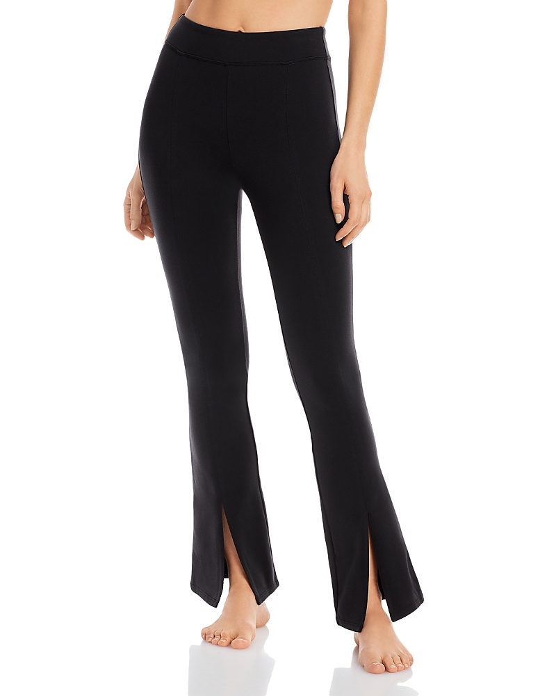 Alo Yoga Black Airbrush High-waist Flutter Leggings