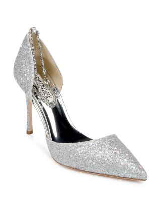 silver shoes for women