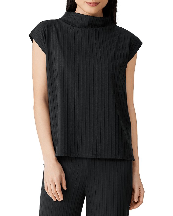 Eileen fisher funnel neck store