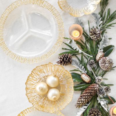 Rufolo Glass Three-Part Server