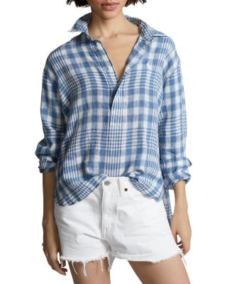 Women Plaid Shirt - Bloomingdale's