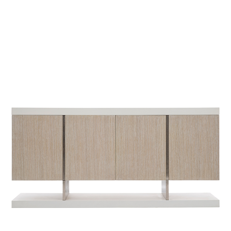 Bernhardt Solaria Sideboard In Light Wood/white