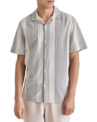 Wax London Didcot Striped Crinkle Camp 