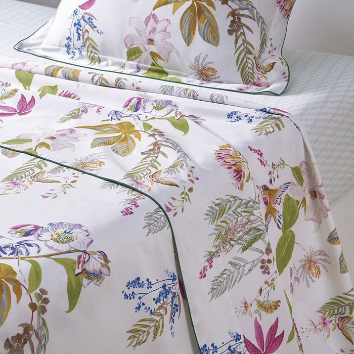 Yves Delorme Flores Flat Sheet, Queen Bloomingdale's