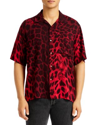 Aries Leopard Print Hawaiian Shirt 