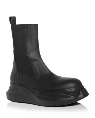 靴 DRKSHDW BEATLE ABSTRACT Boots DRKSHDW Rick Owens Men's Beatle Abstract Pull On Chelsea Boots
