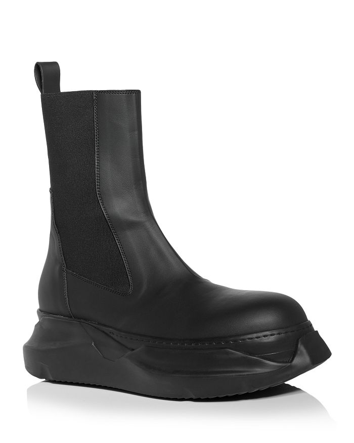 DRKSHDW Rick Owens Men's Beatle Abstract Pull On Chelsea Boots ...