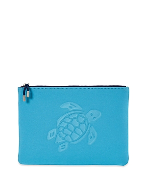 VILEBREQUIN TURTLE EMBOSSED POUCH