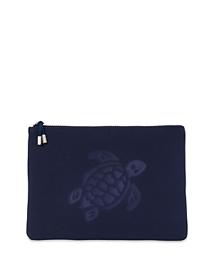 VILEBREQUIN TURTLE EMBOSSED POUCH