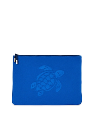 VILEBREQUIN TURTLE EMBOSSED POUCH