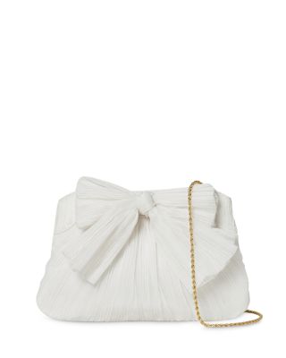 Loeffler Randall Rayne Small Pleated Bow Frame Clutch