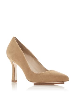 beige pumps 8 cm