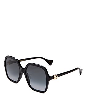 Gucci -  Geometric Sunglasses, 56mm
