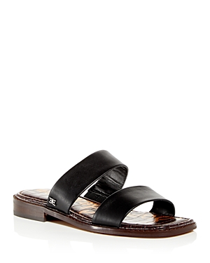 Sam Edelman Haydee Womens Padded Insole Slide Sandals In Black